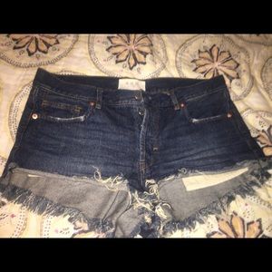 FREE PEOPLE cut off shorts